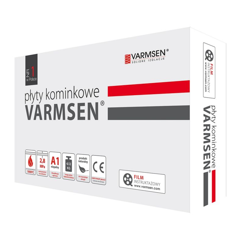 Płyta kominkowa Varmsen 30 mm 1 x 0,61 m 6 szt.