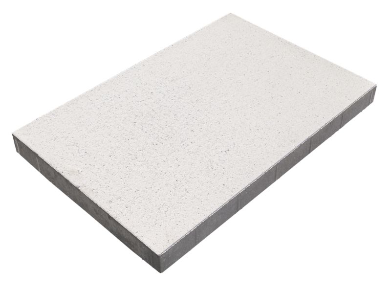 Płyta Lamell Polbruk Osso 4,5 x 60 x 40 cm biała szczotkowana