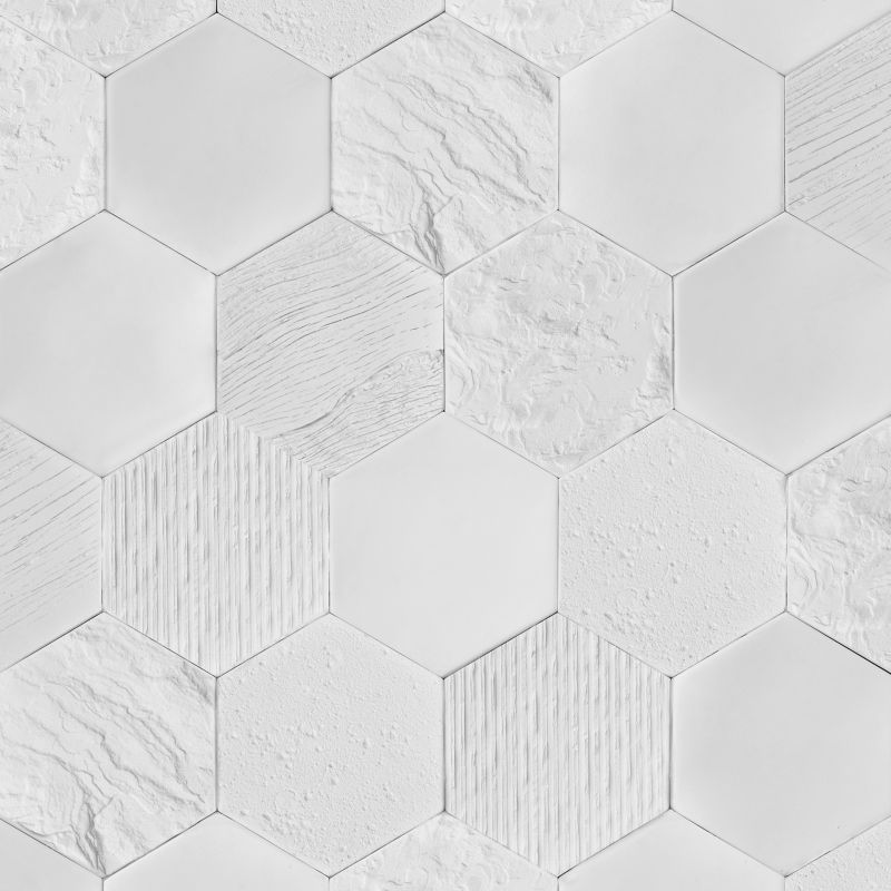 Płytka dekoracyjna Merelia hexagon biały 0,51 m2