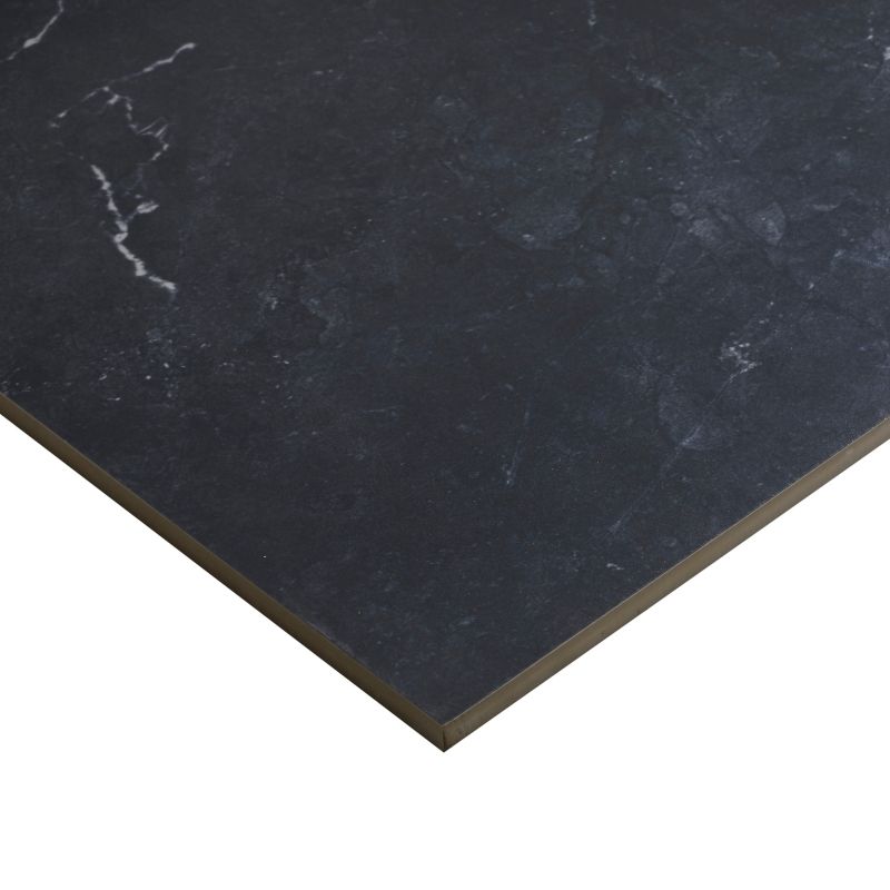 Płytka podłogowa Ultimate Marble Colours 59,5 x 59,5 cm black polerowana 1,06 m2