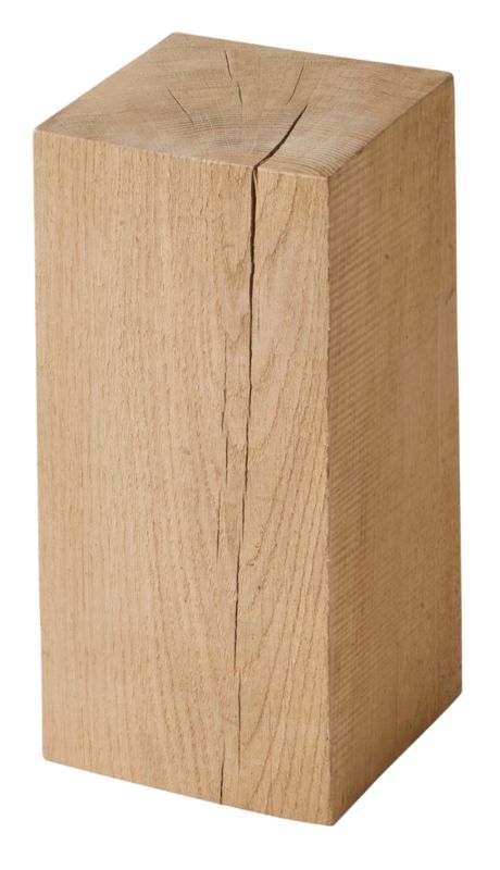 Pniak kwadratowy 150 x 150 x 300 mm dąb