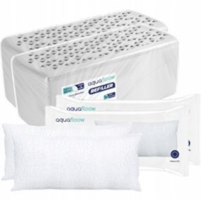 Pochłaniacz wilgoci, AquaFloow, 2szt, bezzapachowy, zestaw z wkładami do pochłaniacza, 2szt