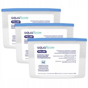 Pochłaniacz wilgoci, AquaFloow, osuszacz powietrza, 600 ml, bezzapachowy, 3szt