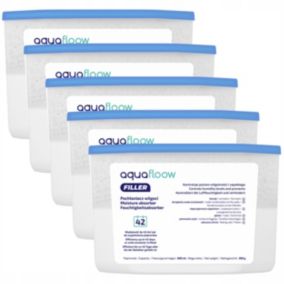 Pochłaniacz wilgoci, Aquafloow, osuszacz powietrza, bezzapachowy, 600 ml, 5szt