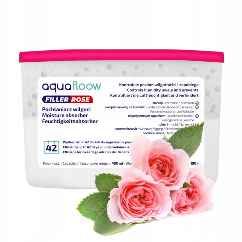 Pochłaniacz wilgoci, AquaFloow, osuszacz powietrza, mix zapachów, 400ml, 8szt