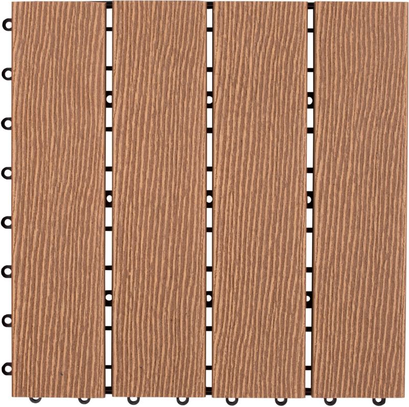 Podest kompozytowy DLH 30 x 30 cm teak wood