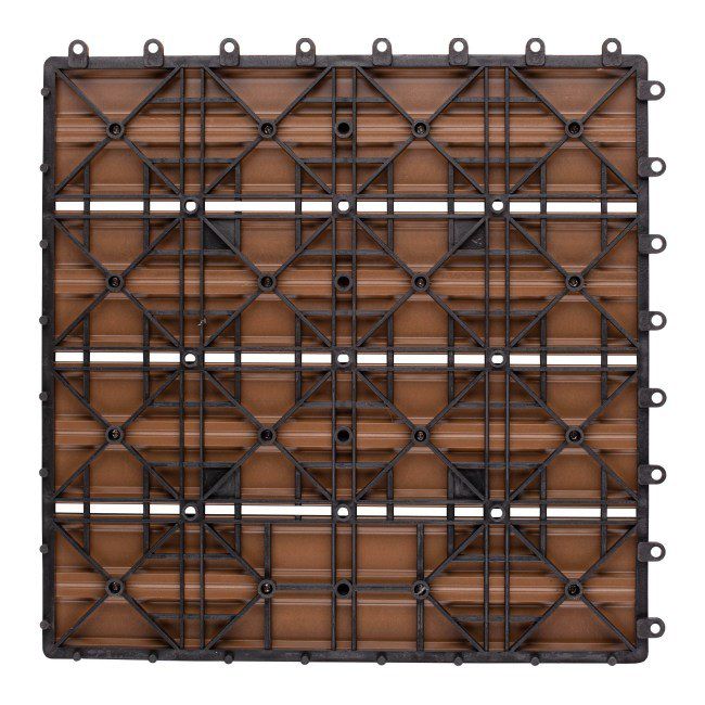 Podest kompozytowy DLH 30 x 30 cm teak wood