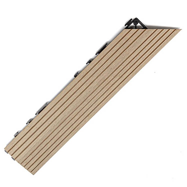 Podest Tarasowy Liderwood Kompozytowy Narożny Prawy Miodowy Teak 1 szt.
