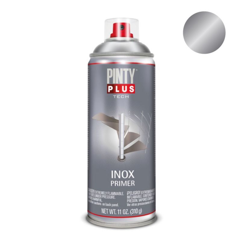 Podkład do stali nierdzewnej Pintyplus Stainless steel Inox spray srebrny 400ml