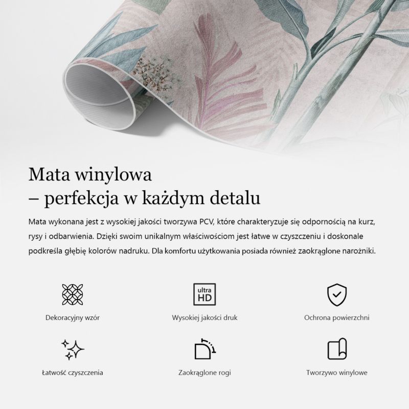 Podkładka gamingowa Wallfluent 100x50 cm Kolor Szaro-zielony 1 szt.