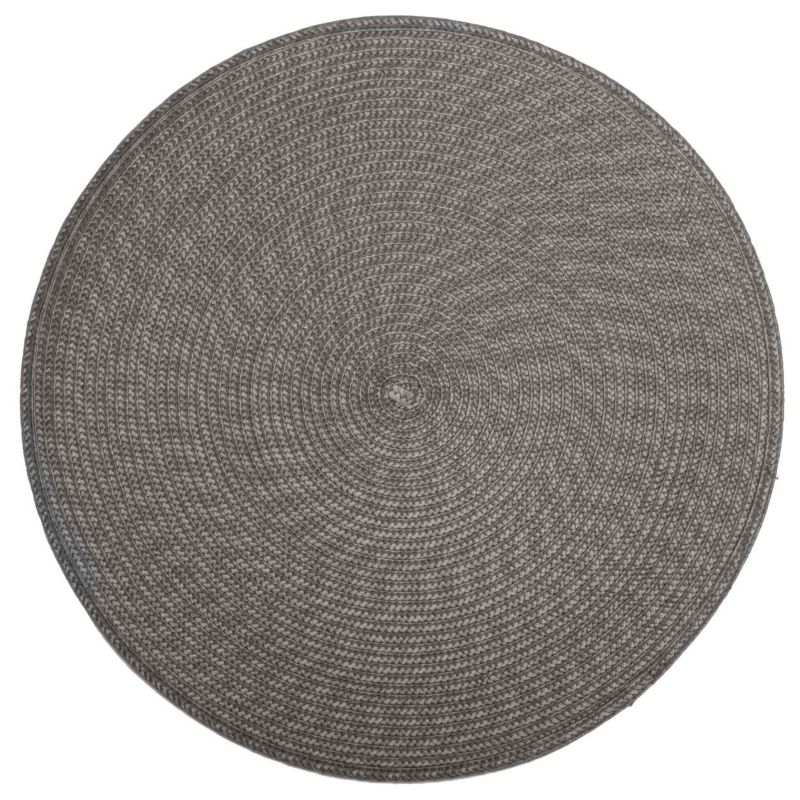 Podkładka na stół Braid Grey okrągła Secret de Gourmet szara 38 cm 1 szt.