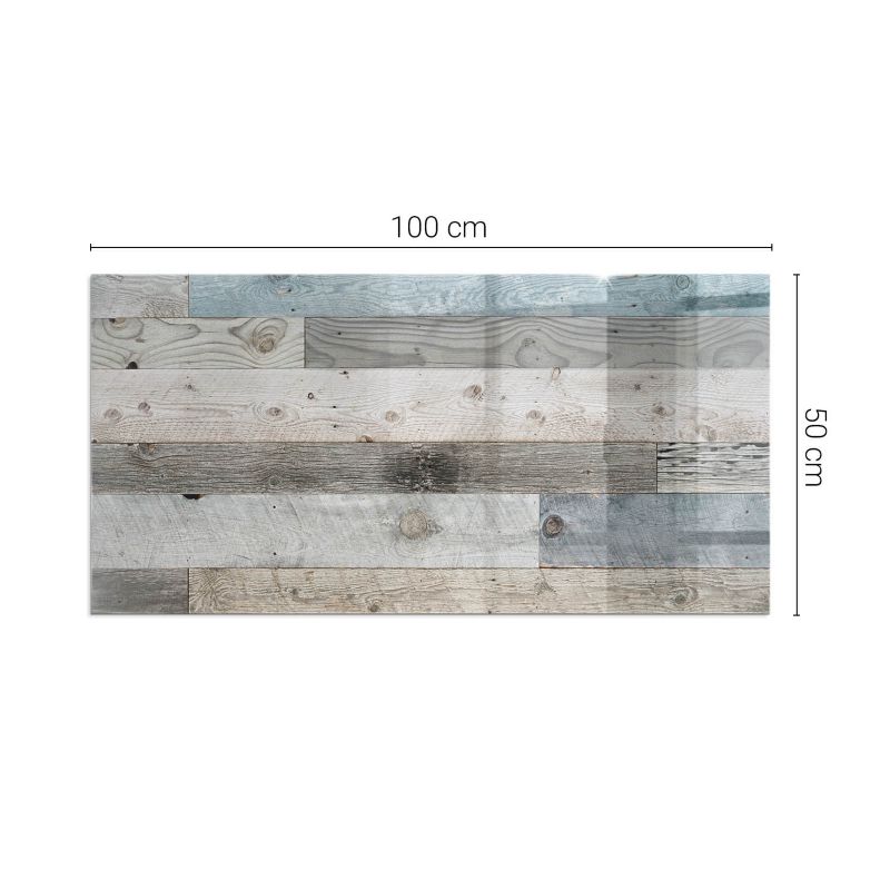 Podkładka Szklana Tulup 100x50 cm Ochrona Podłogi przed Iskrą Deski w różnych odcieniach 1 szt.