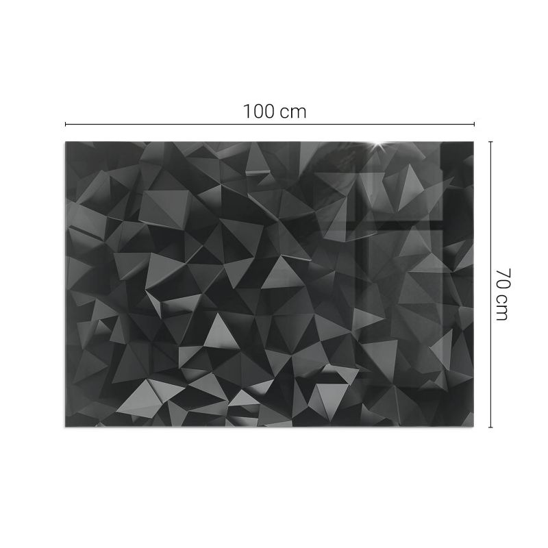 Podkładka szklana Tulup 100x70 cm Trójwymiarowa geometeria 1 szt.