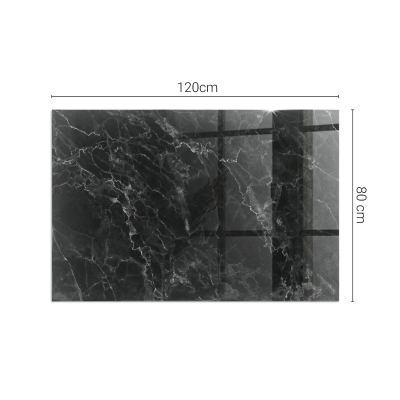 Podkładka szklana Tulup 120x80 cm Elegancki wzór marmuru 1 szt.