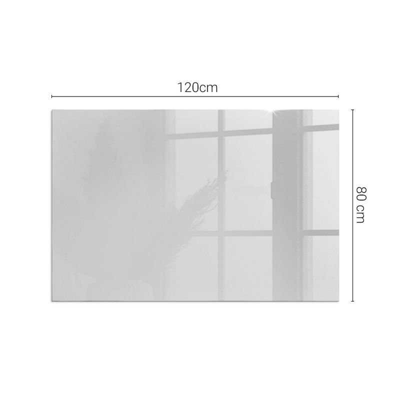 Podkładka szklana Tulup 120x80 cm Szary 1 szt.