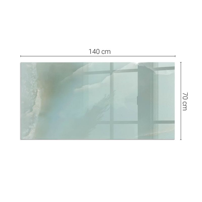 Podkładka szklana Tulup 140x70 cm Delikatny marmurowy wzór 1 szt.