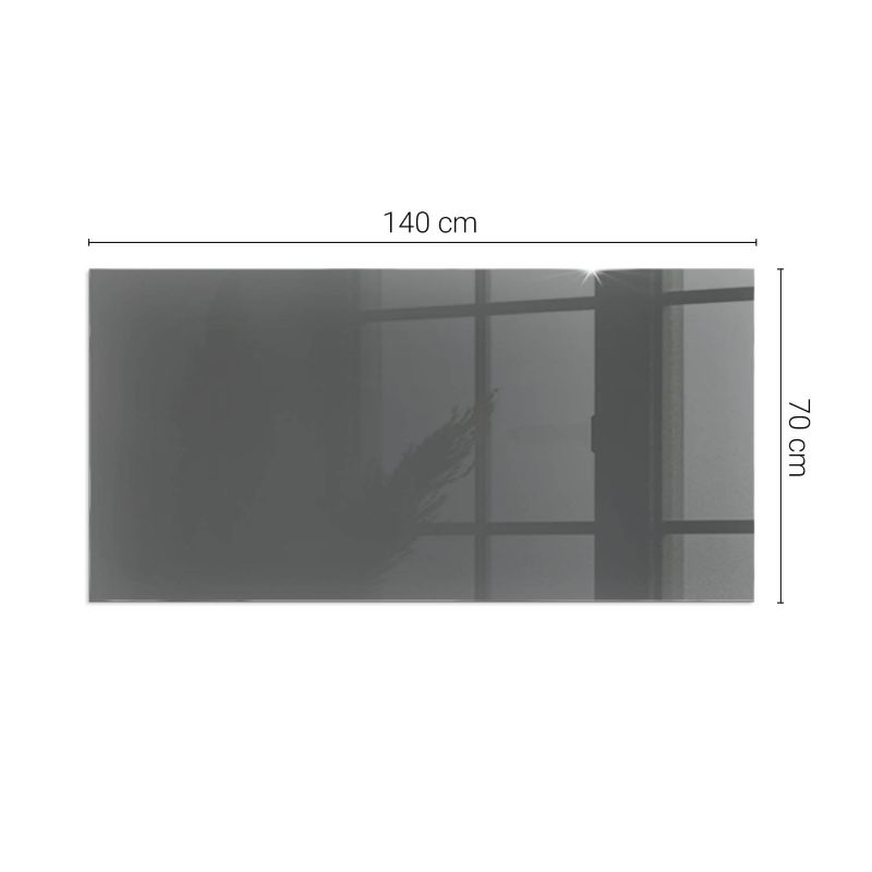 Podkładka szklana Tulup 140x70 cm Szaro-brązowy 1 szt.