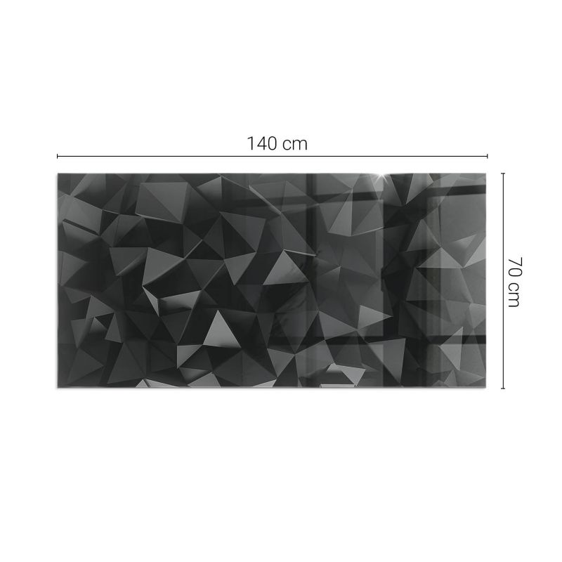 Podkładka szklana Tulup 140x70 cm Trójwymiarowa geometeria 1 szt.