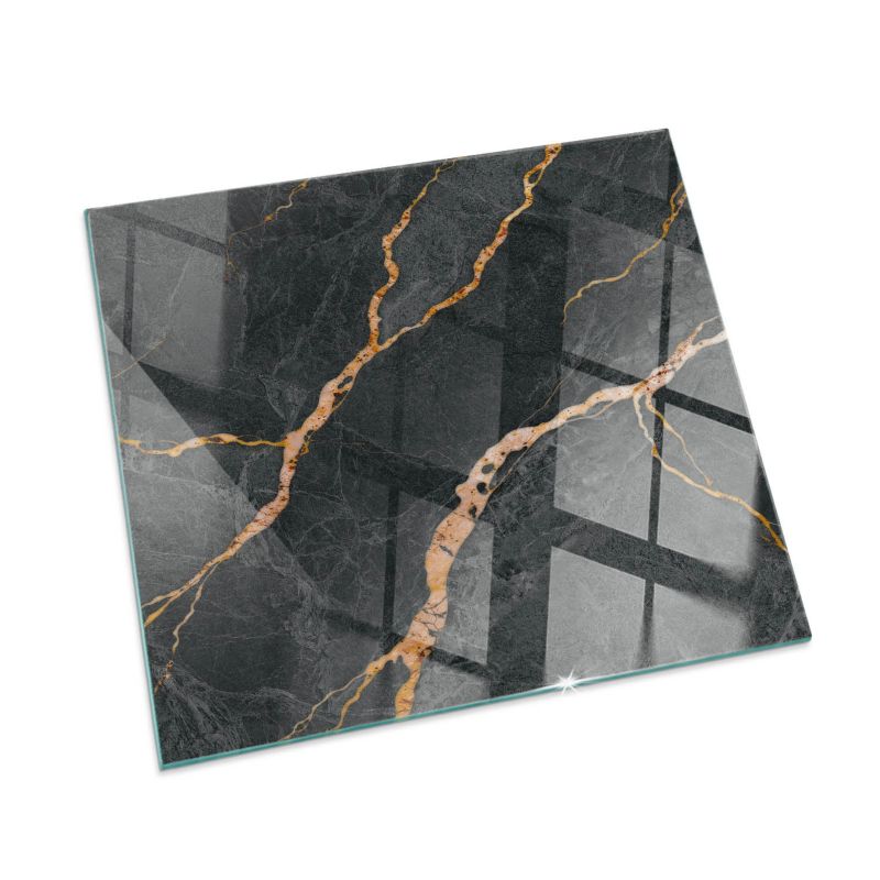 Podkładka szklana Tulup 50x50 cm Elegancki marmur z żyłkami 1 szt.