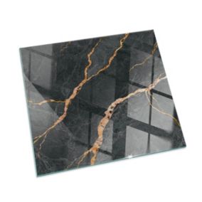 Podkładka szklana Tulup 50x50 cm Elegancki marmur z żyłkami 1 szt.