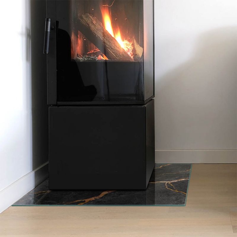 Podkładka szklana Tulup 50x50 cm Elegancki marmur z żyłkami 1 szt.