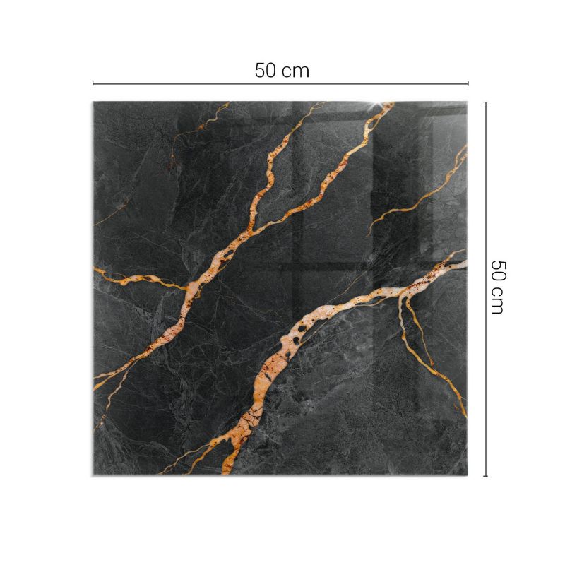 Podkładka szklana Tulup 50x50 cm Elegancki marmur z żyłkami 1 szt.