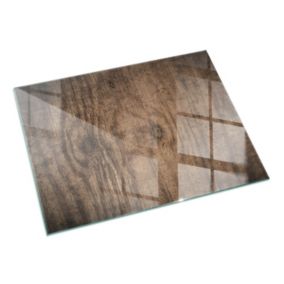 Podkładka szklana Tulup 60x40 cm Naturalny wzór drewna 1 szt.
