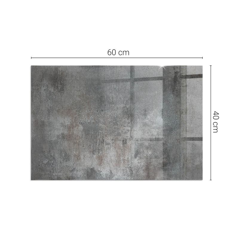 Podkładka szklana Tulup 60x40 cm Tekstura surowej powierzchni 1 szt.