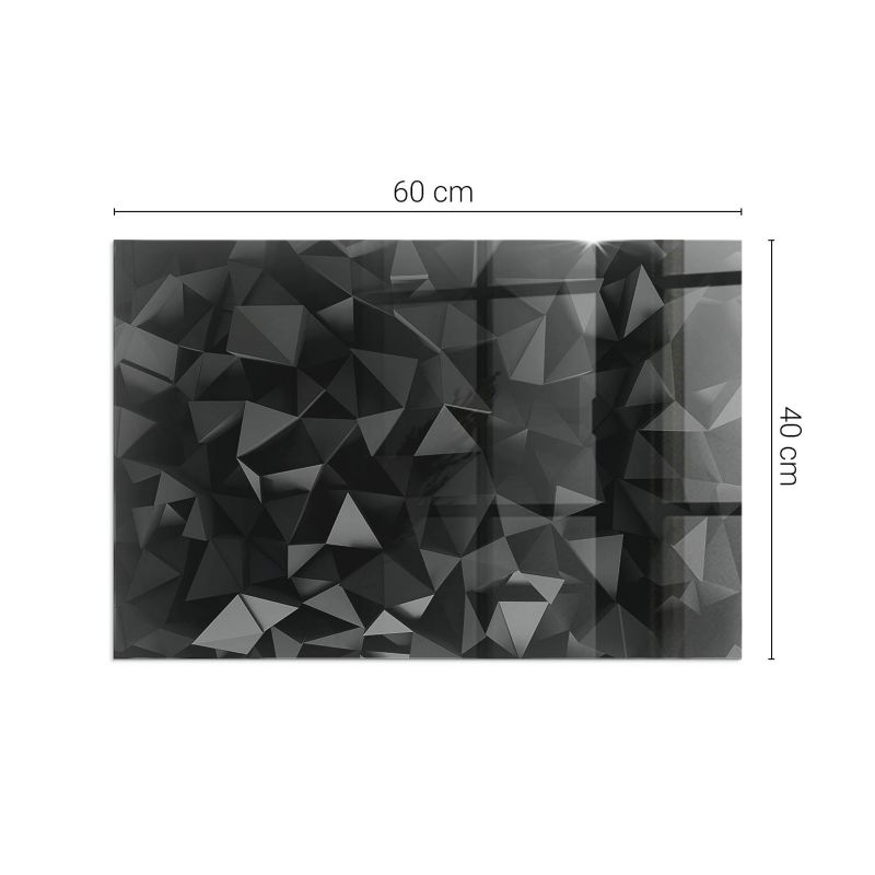 Podkładka szklana Tulup 60x40 cm Trójwymiarowa geometeria 1 szt.