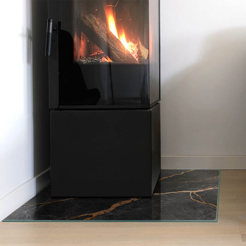 Podkładka szklana Tulup 60x60 cm Elegancki marmur z żyłkami 1 szt.