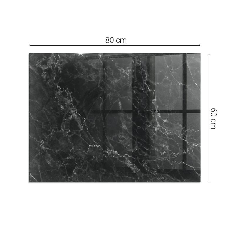 Podkładka szklana Tulup 80x60 cm Elegancki wzór marmuru 1 szt.