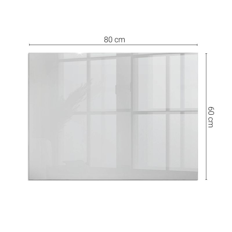 Podkładka szklana Tulup 80x60 cm Szary 1 szt.