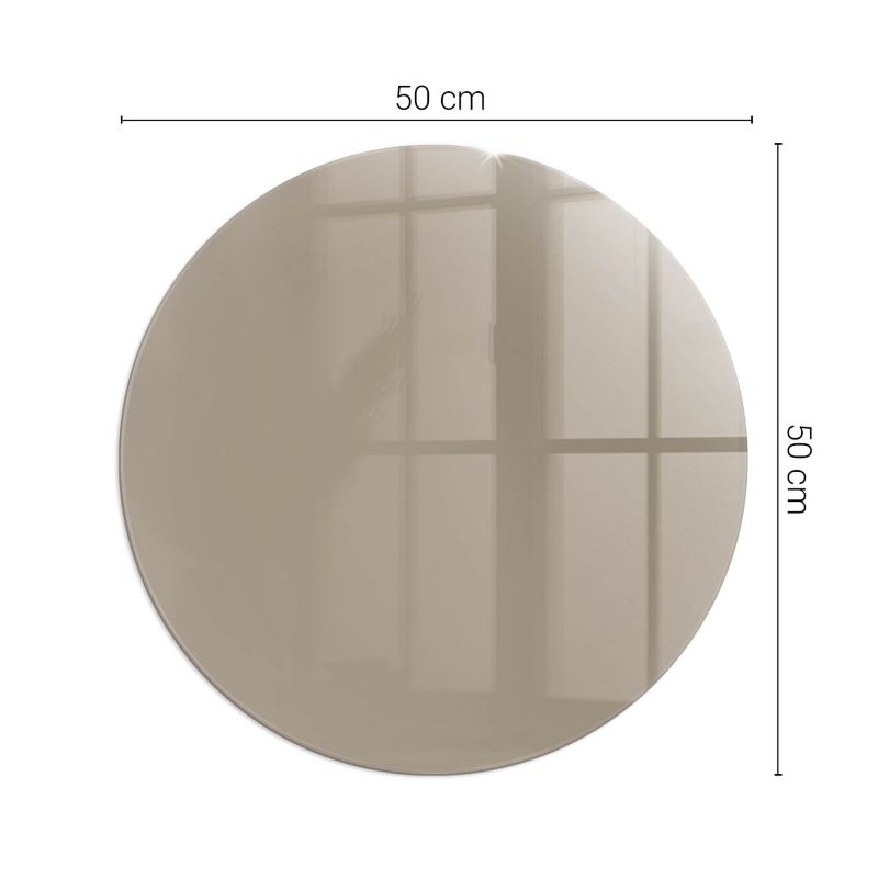 Podkładka szklana Tulup fi50 cm Brązowy 1 szt.
