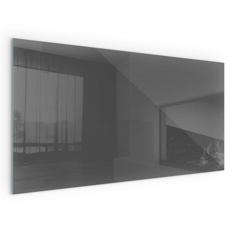 Podkładka Szklana Wallfluent 120x60 cm Ochrona Podłogi przed Kominkiem Kolor Szaro-brązowy 1 szt.