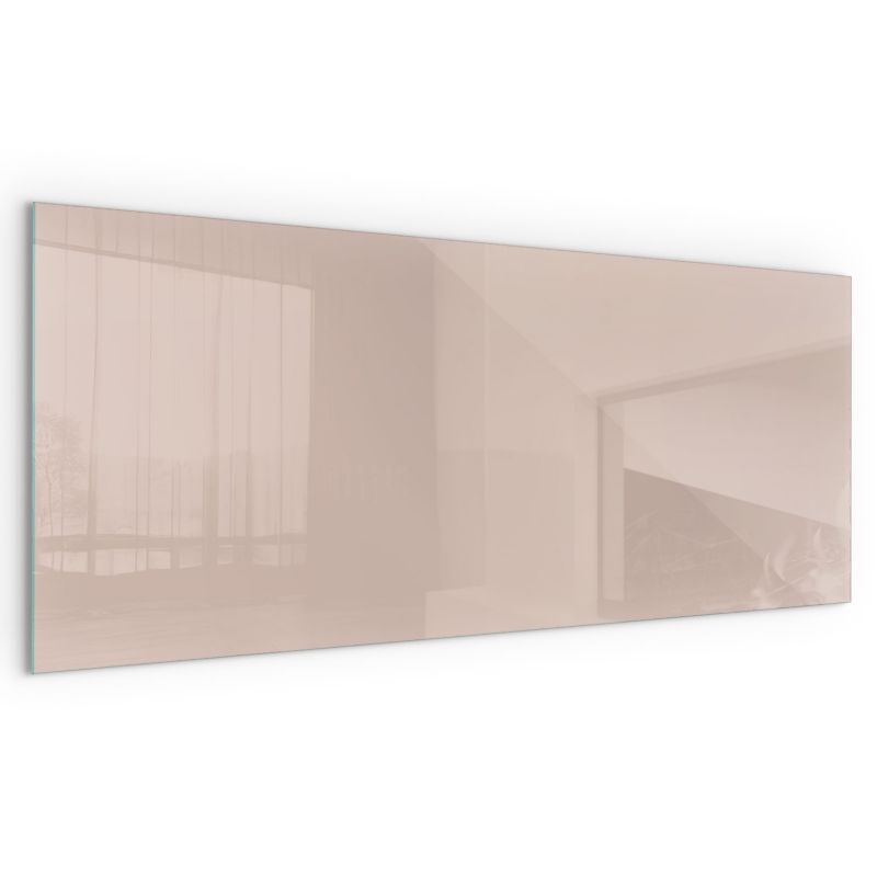 Podkładka Szklana Wallfluent 125x50 cm Prostokątna Ochrona Podłogi przed Iskrą Kolor Jasnobrązowy 1 szt.