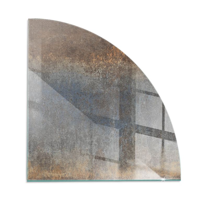 Podkładka szklana ćwiartka Tulup 100x100 cm Abstrakcyjny teksturowy wzór 1 szt.