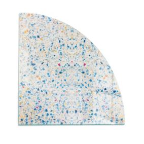 Podkładka szklana ćwiartka Tulup 100x100 cm Abstrakcyjny wzór tekstury 1 szt.
