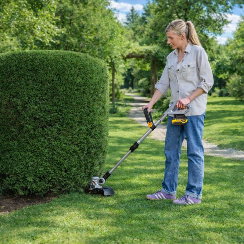 Podkaszarka akumulatorowa BESTEN BE0002870 20V 2x3.0Ah kosa do trawy na kołach trymer ogrodowy 30 cm cięcia 1 szt.