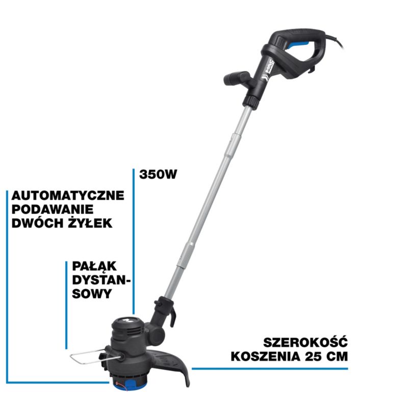 Podkaszarka elektryczna Mac Allister 350 W 25 cm