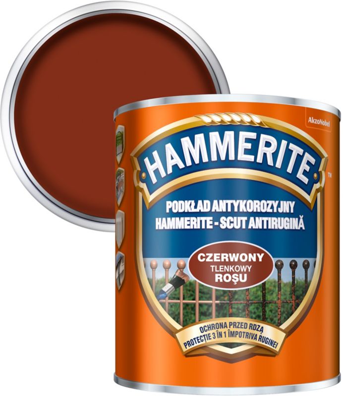 Podkład Hammerite antykorozyjny czerwony 0,75 l