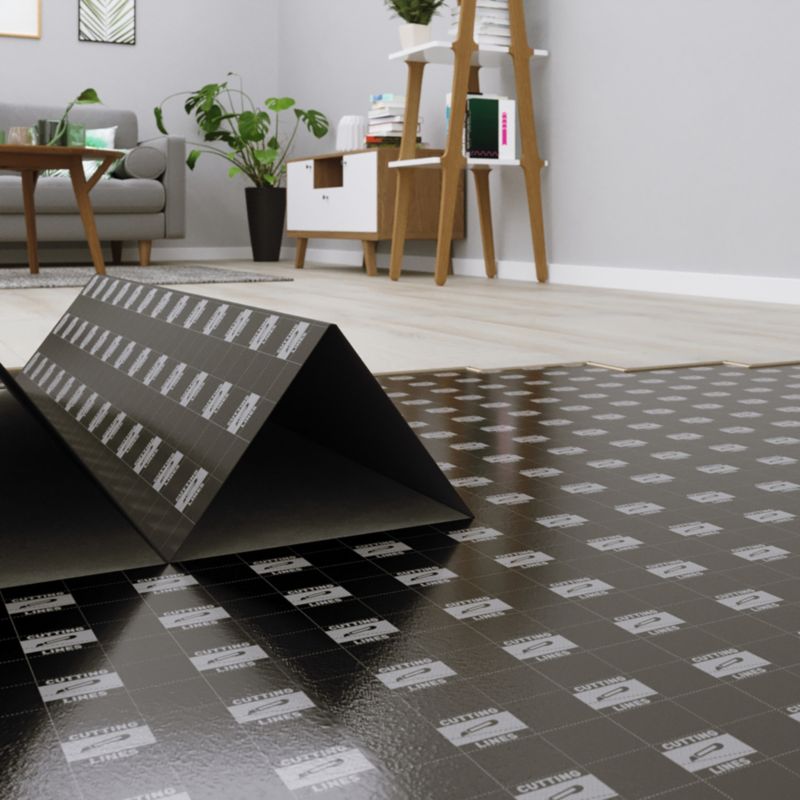 Podkład podłogowy pod panele winylowe Volden XPS LVT pod panele winylowe 1 mm 6,25 m2