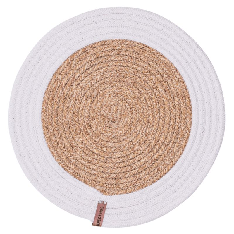 Podkładka Direct Home and Garden Boho 35 cm biało-beżowa