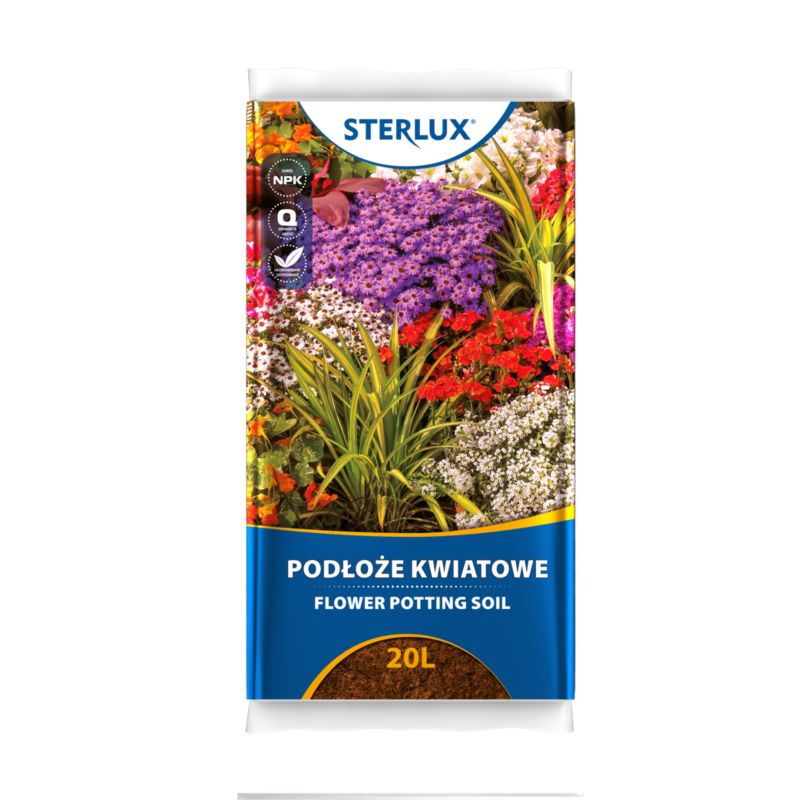 Podłoże do kwiatów Sterlux 20 l