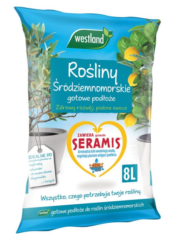 Podłoże do roślin śródziemnomorskich Westland 8 l