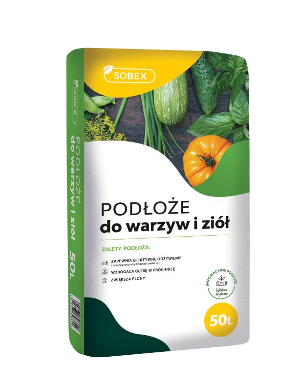 Podłoże do warzyw i ziół Sobex 50 l