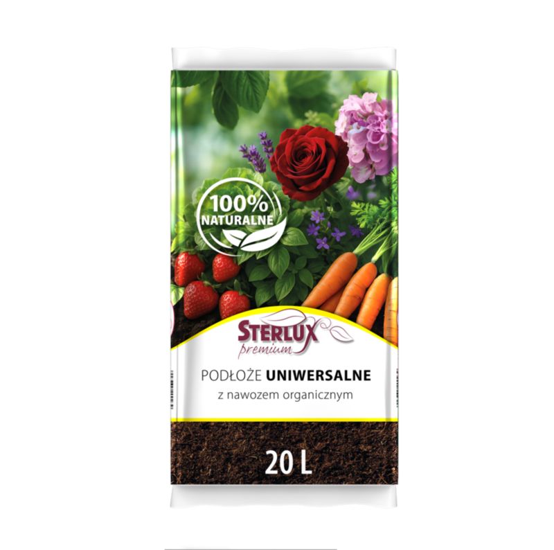 Podłoże uniwersalne Sterlux Premium naturalne 20 l