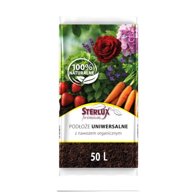 Podłoże uniwersalne Sterlux Premium naturalne 50 l