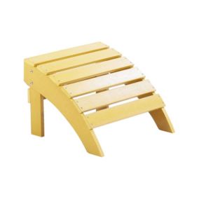 Podnóżek ogrodowy Adirondack Żółty 1 szt.