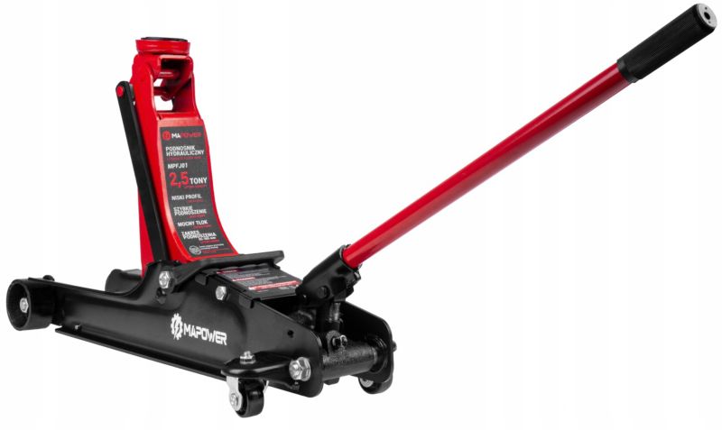 Podnośnik samochodowy MAPOWER hydrauliczny żaba lewarek 85-385mm 2.5T 1 szt.