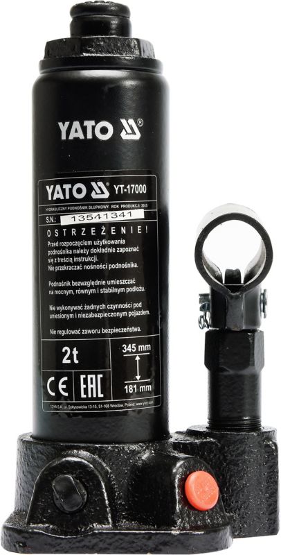 Podnośnik hydrauliczny Yato słupkowy 2 t